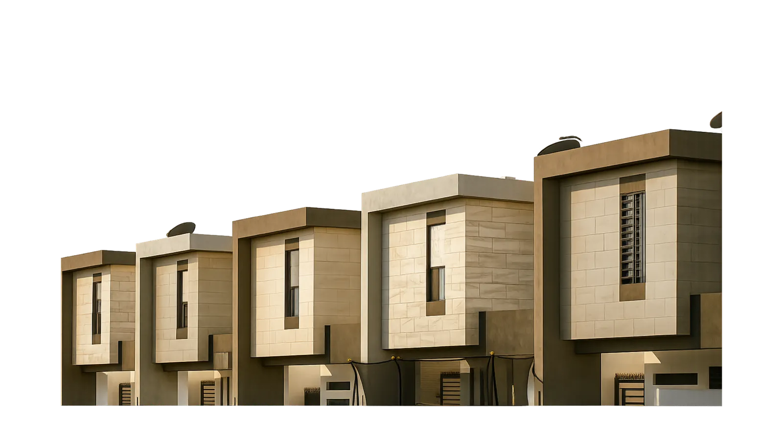 Conjunto residencial moderno